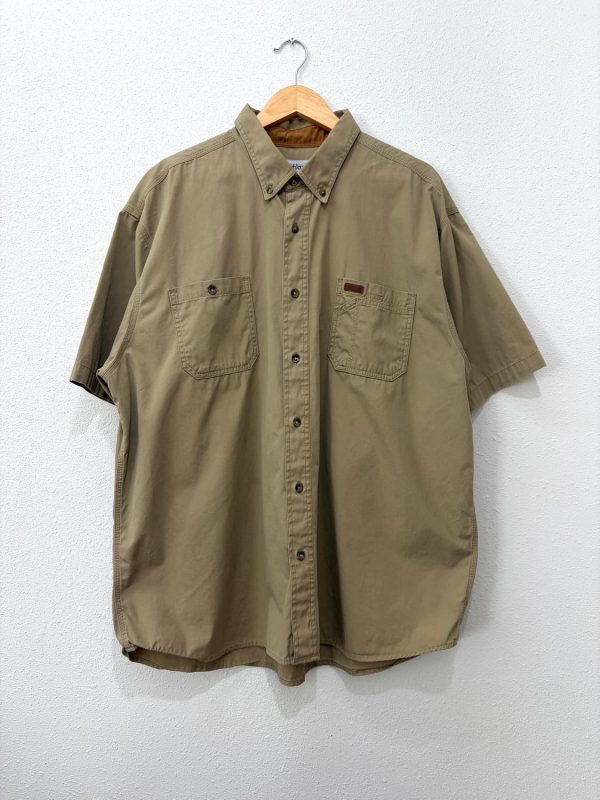 (XXL) Carhartt Workwear Short-Sleeve Button-Down Shirt (CRHT-014)