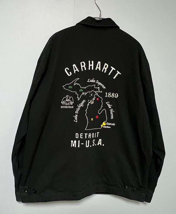 (XL) Carhartt WIP Lake Work Jacket – Michigan Great Lakes Edition – Twill Cotton (CRHT-023)