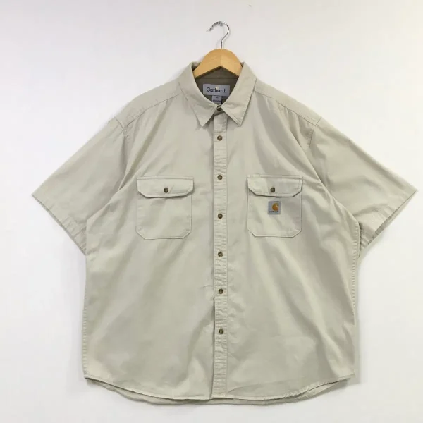 (XXL) Carhartt Work Shirt - Beige (CRHT-033)